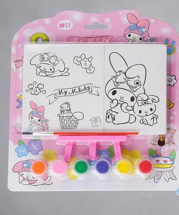 Pack de dessin stitch kuromi my melody painting set - Girlzbox