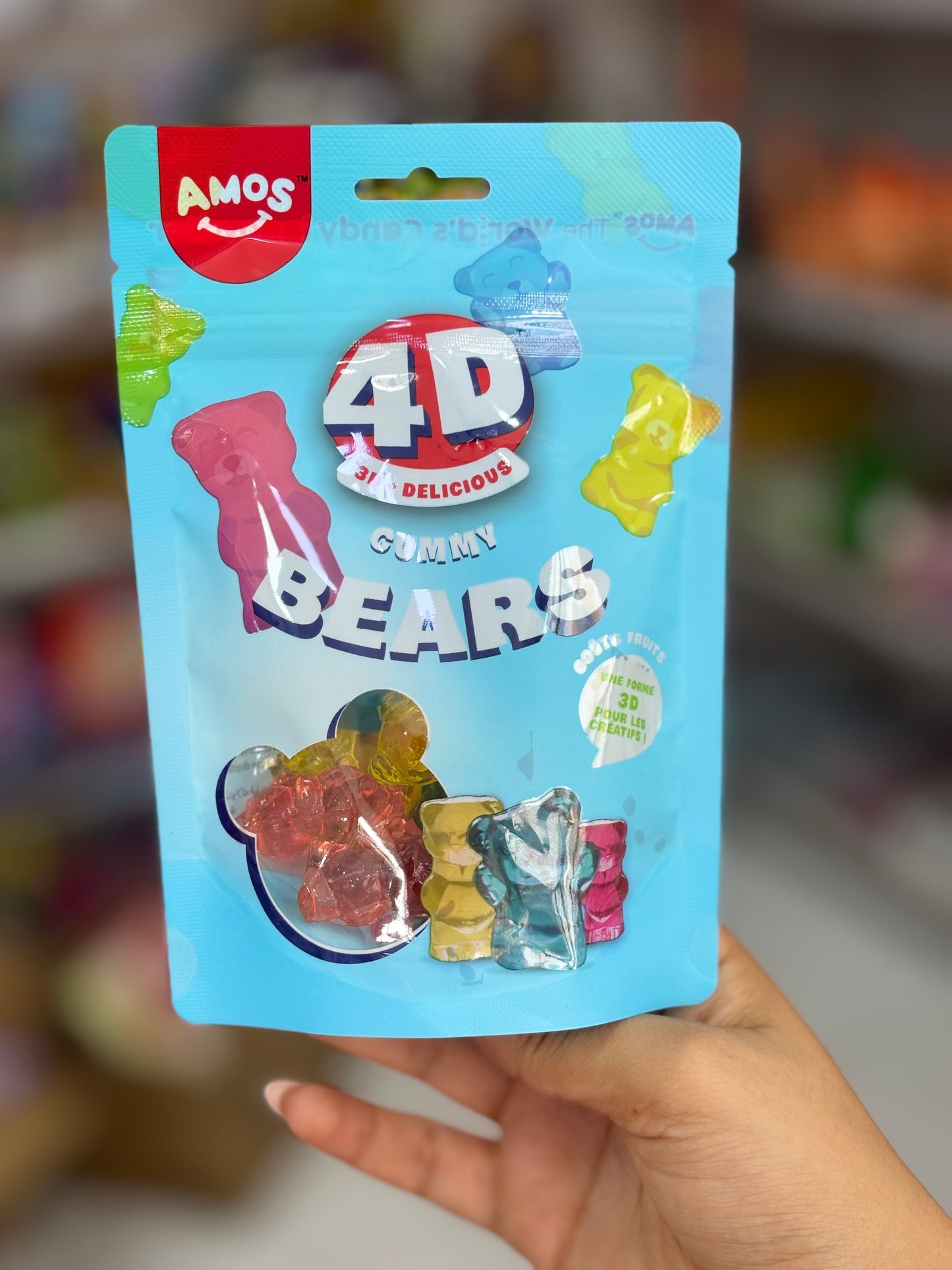 4D fruit gummy bears flavor halal - Girlzbox