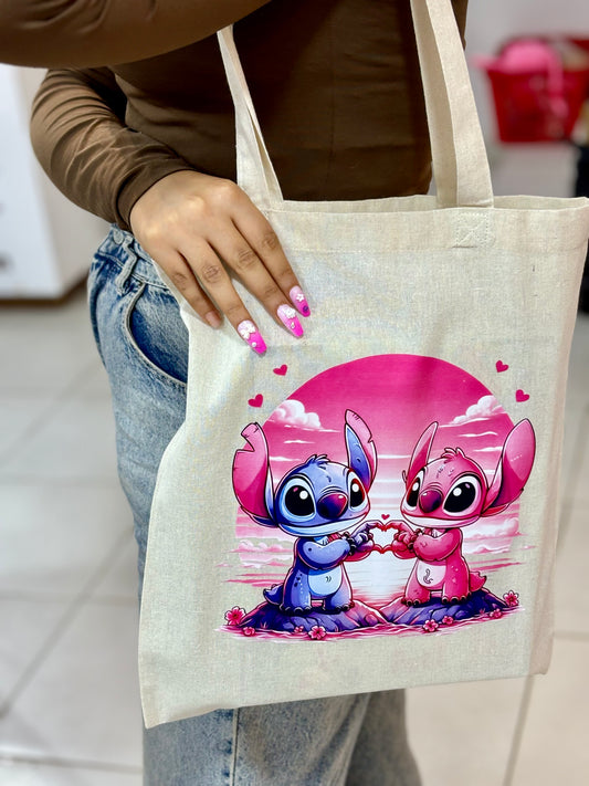 Tote bag stitch angel - Girlzbox