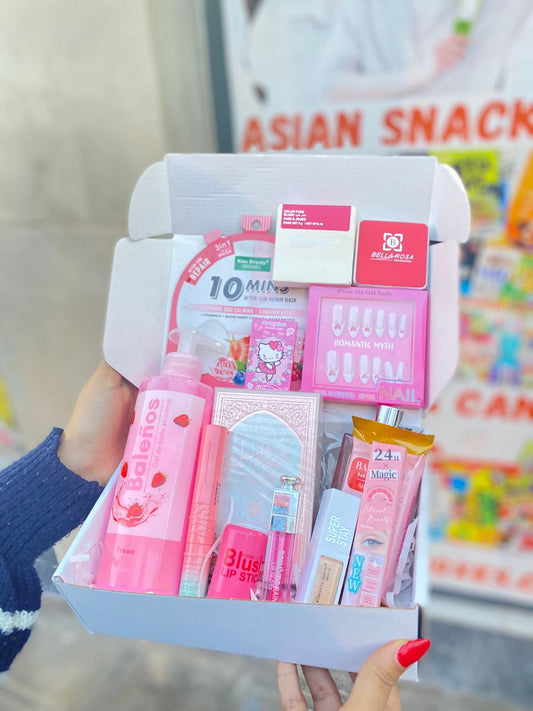 Pink strawberry parfum masque ongles maquillage - Girlzbox