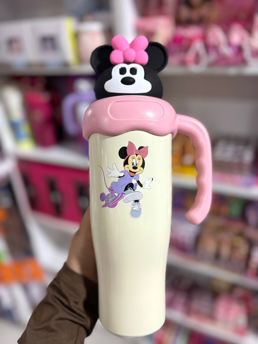 Stanley Mug avec couvercle et paie mini mouse decor - Girlzbox