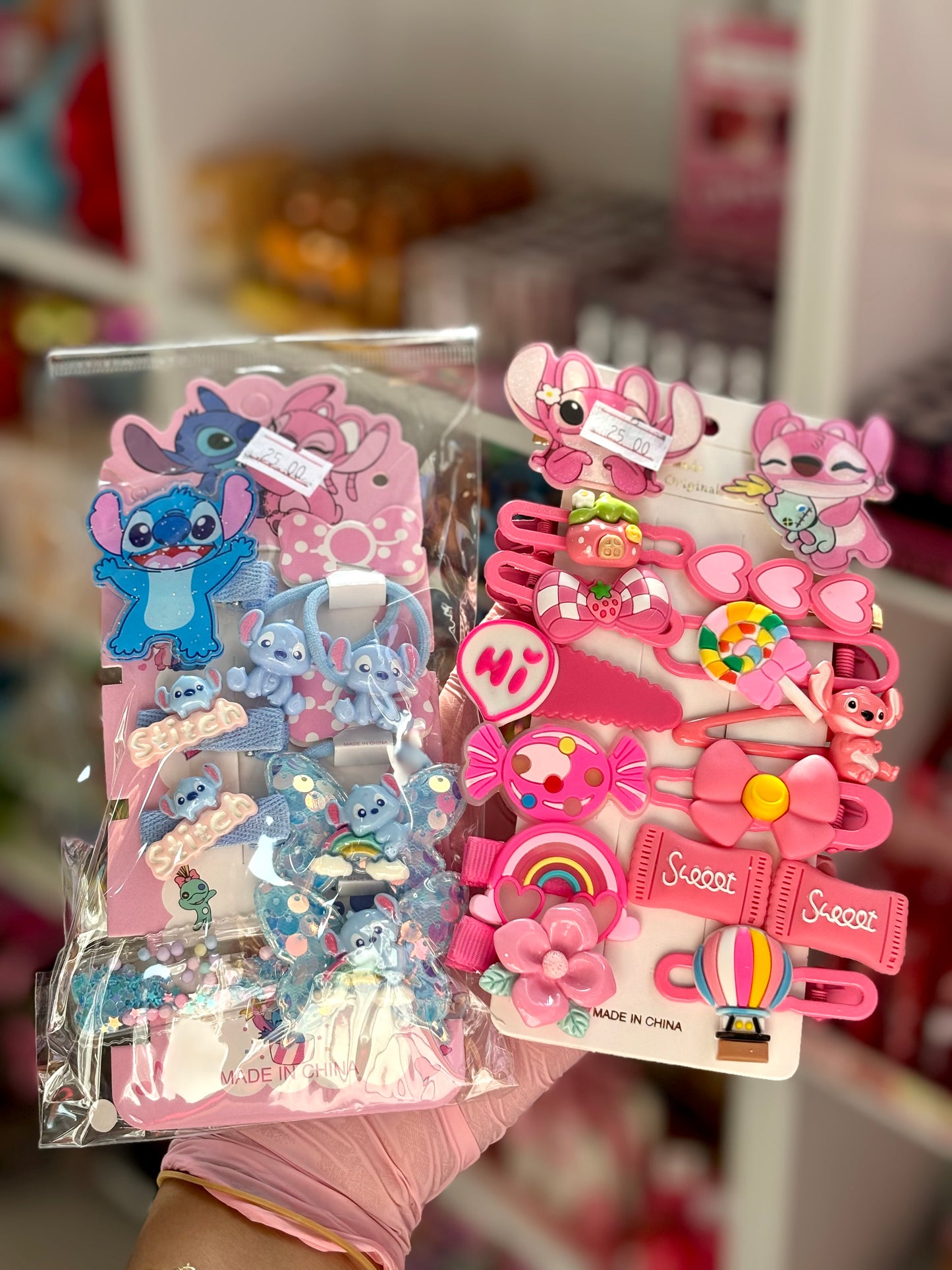 Pack accessoire pour les cheveux stitch angel - Girlzbox