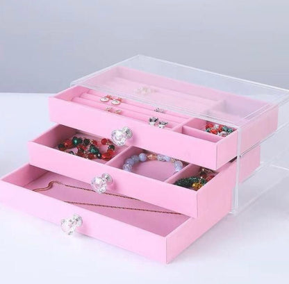 Boite à bijoux rangement tres chic منظم المجوهرات - Girlzbox