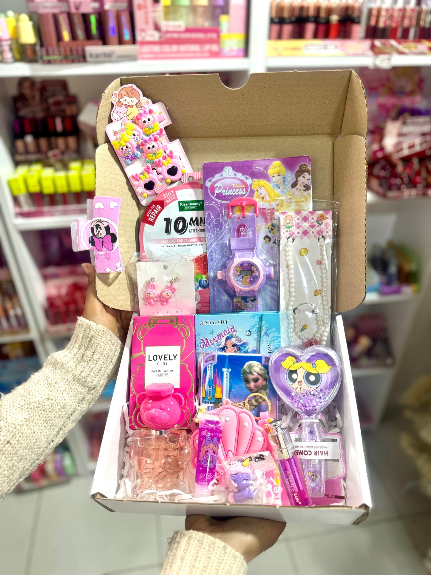 Box princesse cadeau idéal pour filles parfum gadgets masque gloss accessoires - Girlzbox