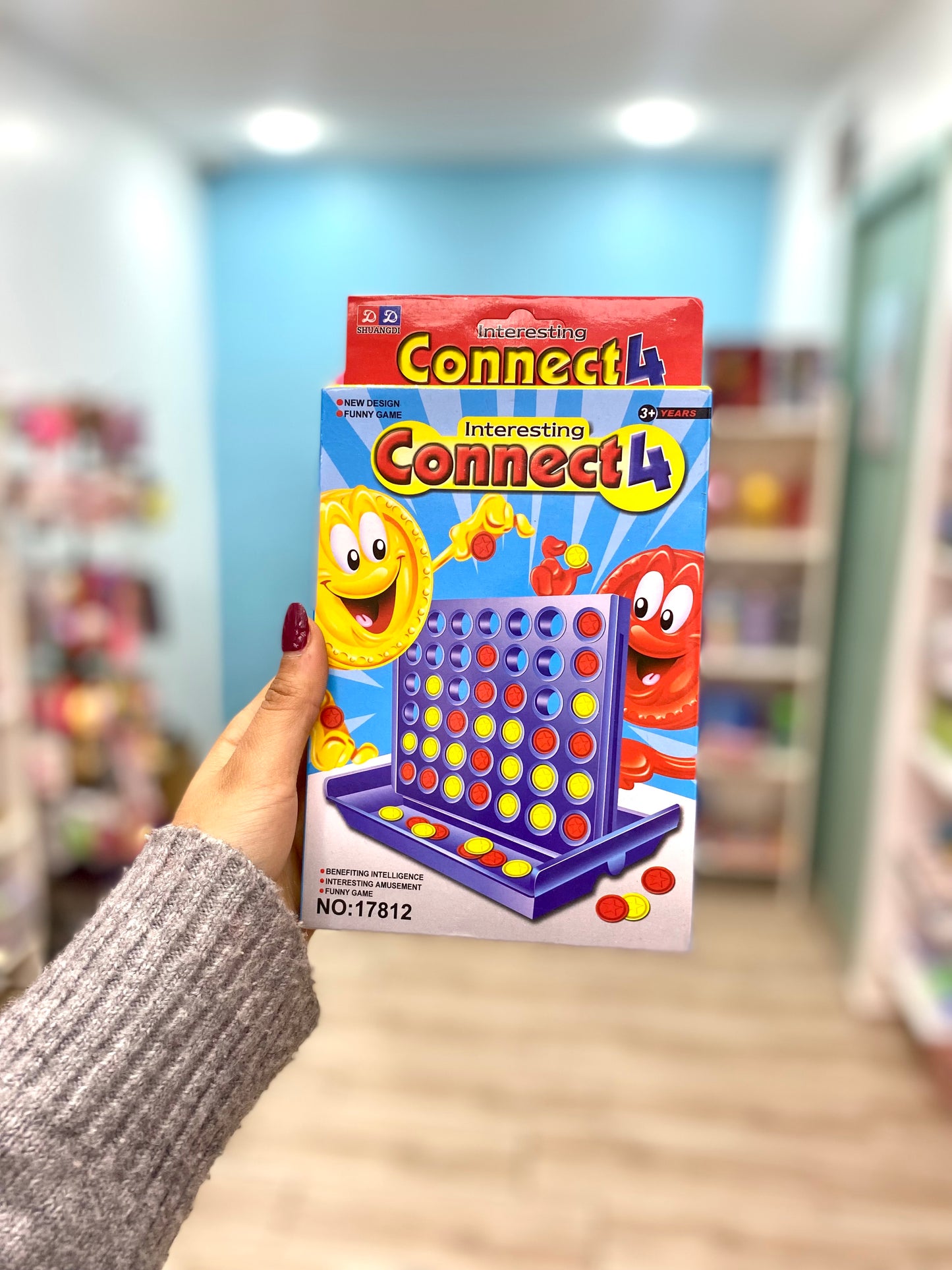 Jouets connect 4 funny game - Girlzbox