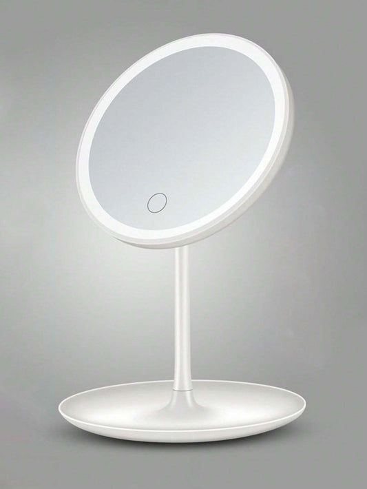 Nouveau Miroir De Maquillage De Bureau Avec Des Lumières Led, Miroir De Cosmétique