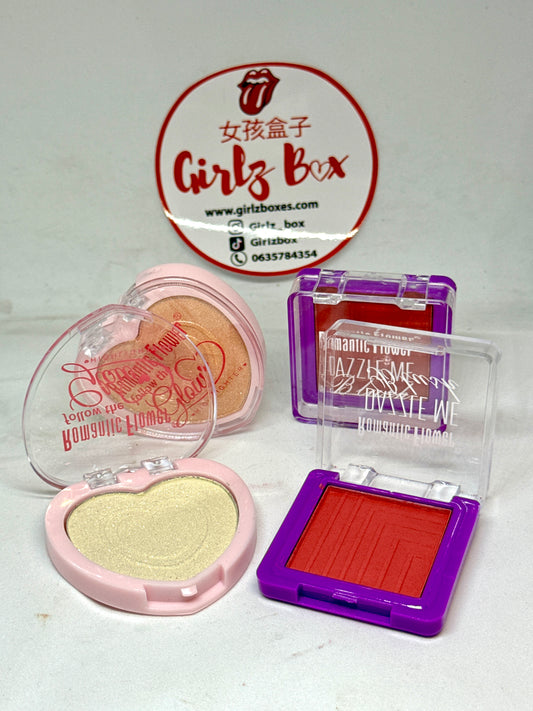 Offre x2 un acheté un offert blush fards à joue et highlight - Girlzbox