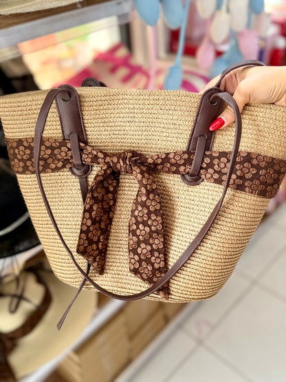 Chapeau et sac de plage tendance très chic bonne qualité - Girlzbox
