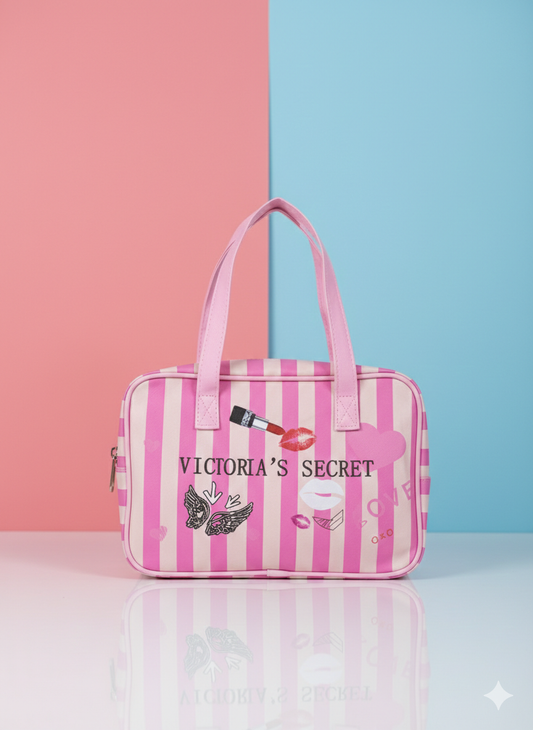 Grande format Trousse rangement victorias secrets motif aléatoire promotion - Girlzbox