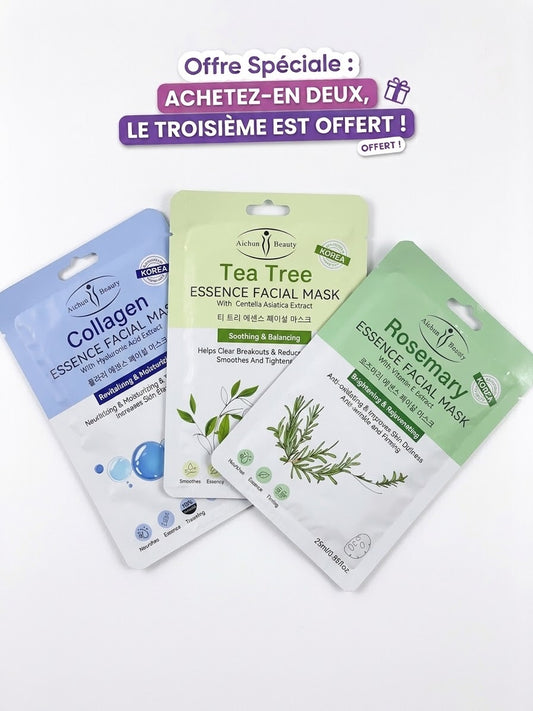 Offre 2=3 sheet mask masque pour le visage hydratant - Girlzbox