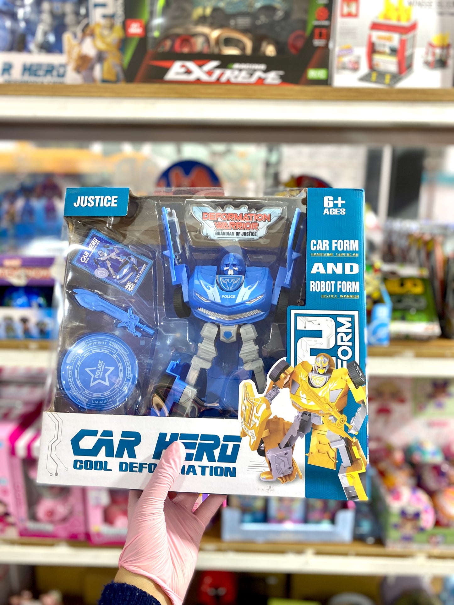 Jouet car hero  robot transformers - Girlzbox