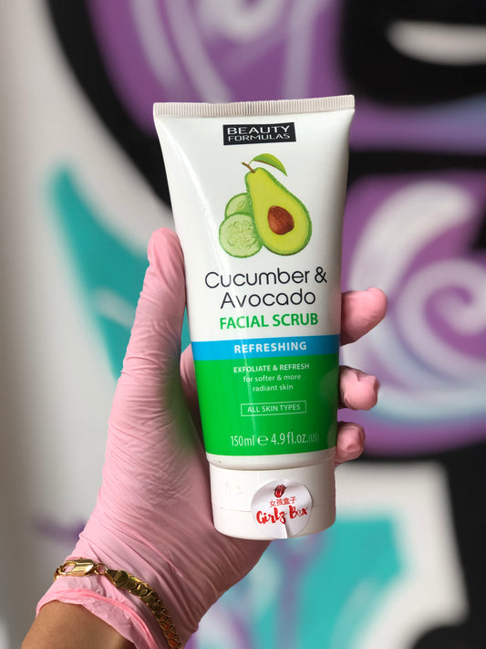 Cucumbers avocado facial scrub gommage pour le visage - Girlzbox