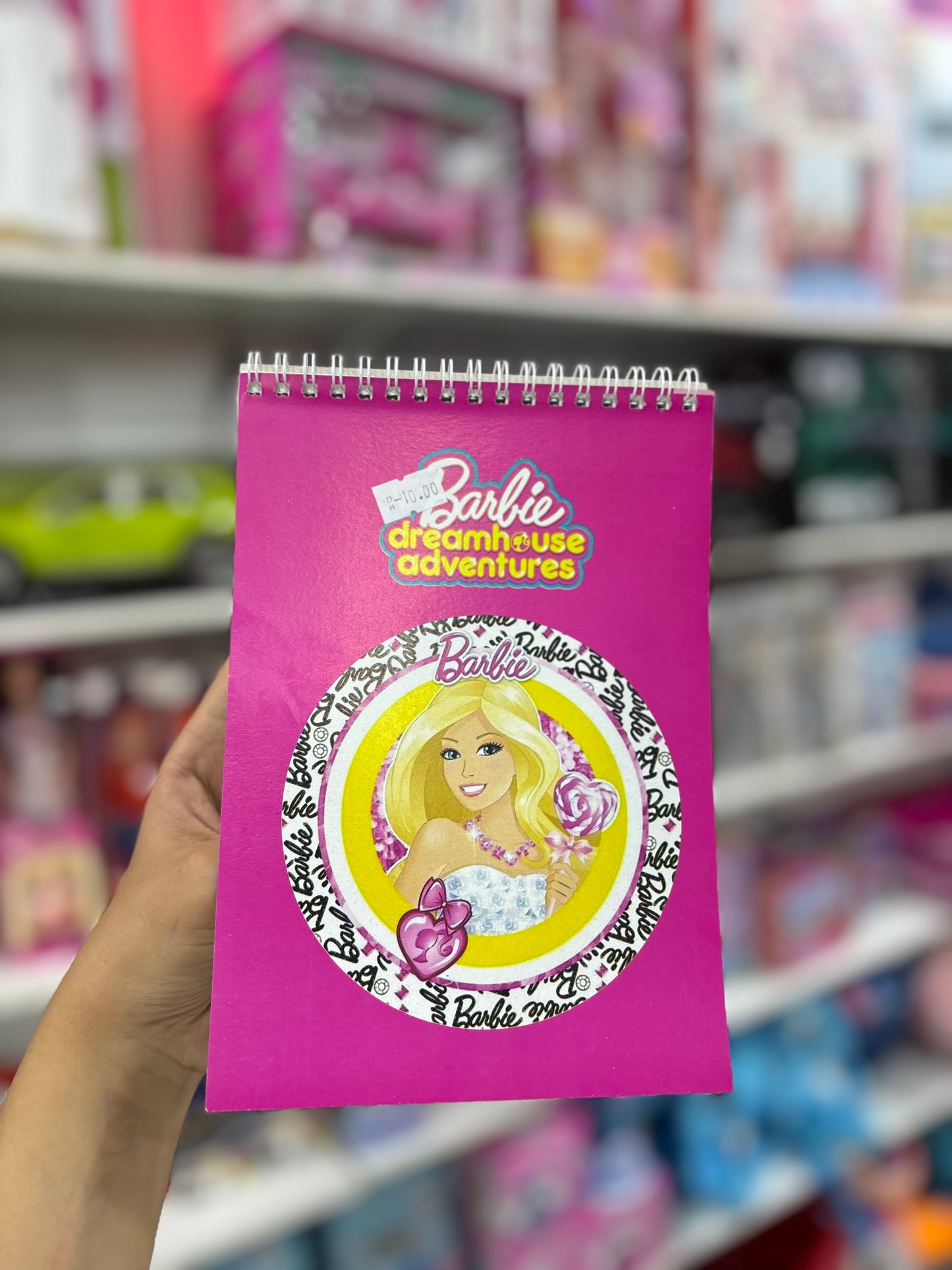 Bloc notes motif aléatoire stitch barbie spider man - Girlzbox