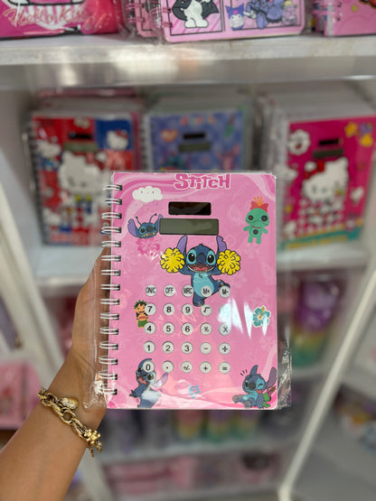 Bloc notes avec calculatrice - Girlzbox