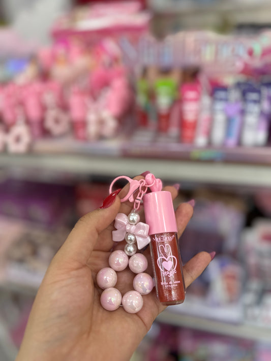 Lip gloss avec porte clé - Girlzbox