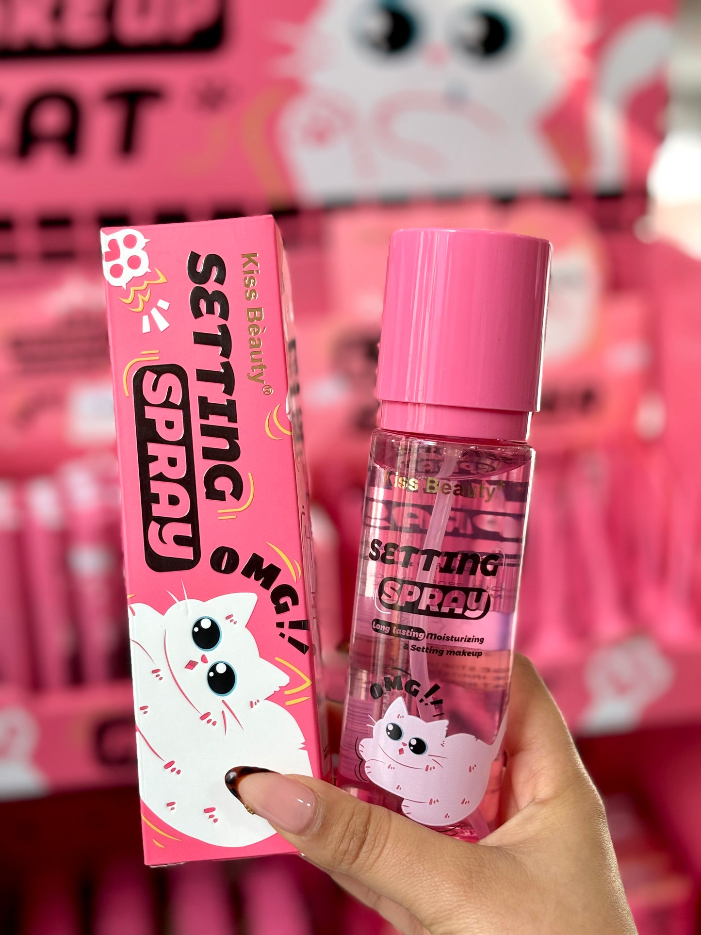 Fixateur de maquillage fixing spray cat professional makeup- Girlzbox