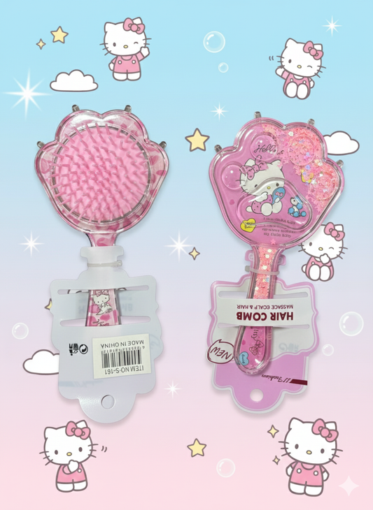 Grande brosse pour les cheveux hello kitty- Girlzbox