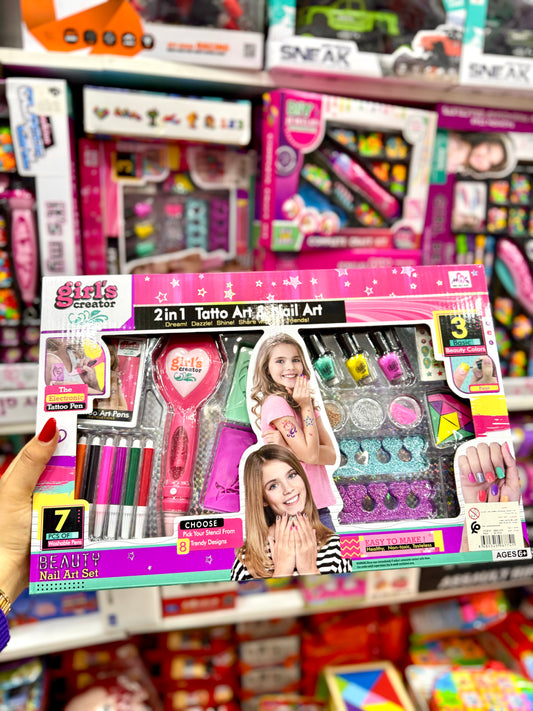 Kit DIY manicure kit kids gift jouet - Girlzbox