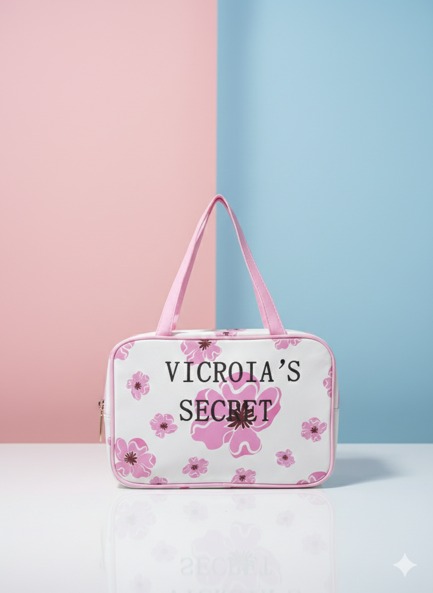Grande format Trousse rangement victorias secrets motif aléatoire promotion - Girlzbox