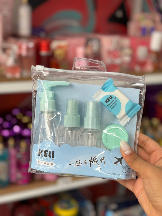 Set voyage mini bouteilles - Girlzbox