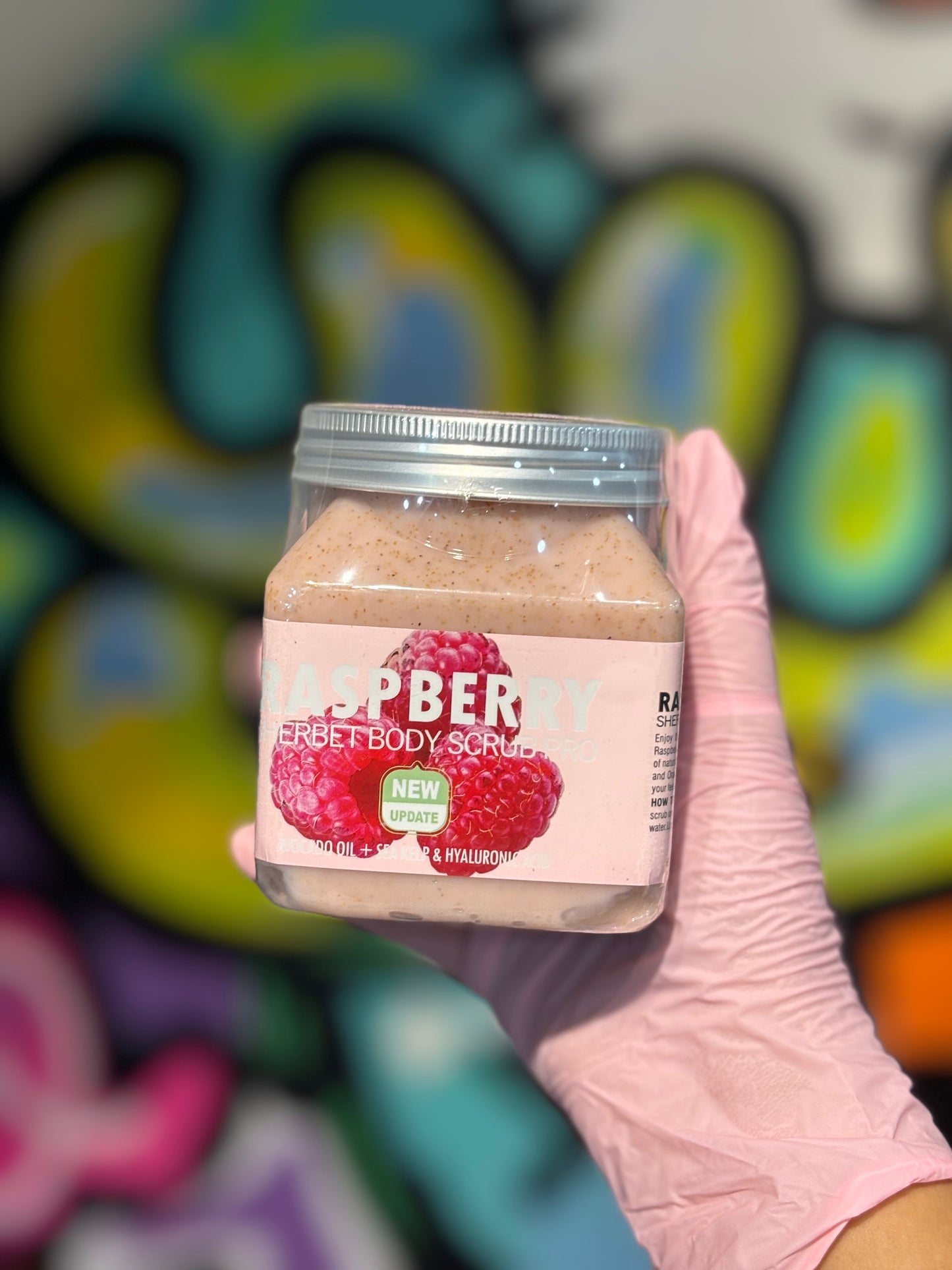 Gommage corporel raspberry scrub - Girlzbox