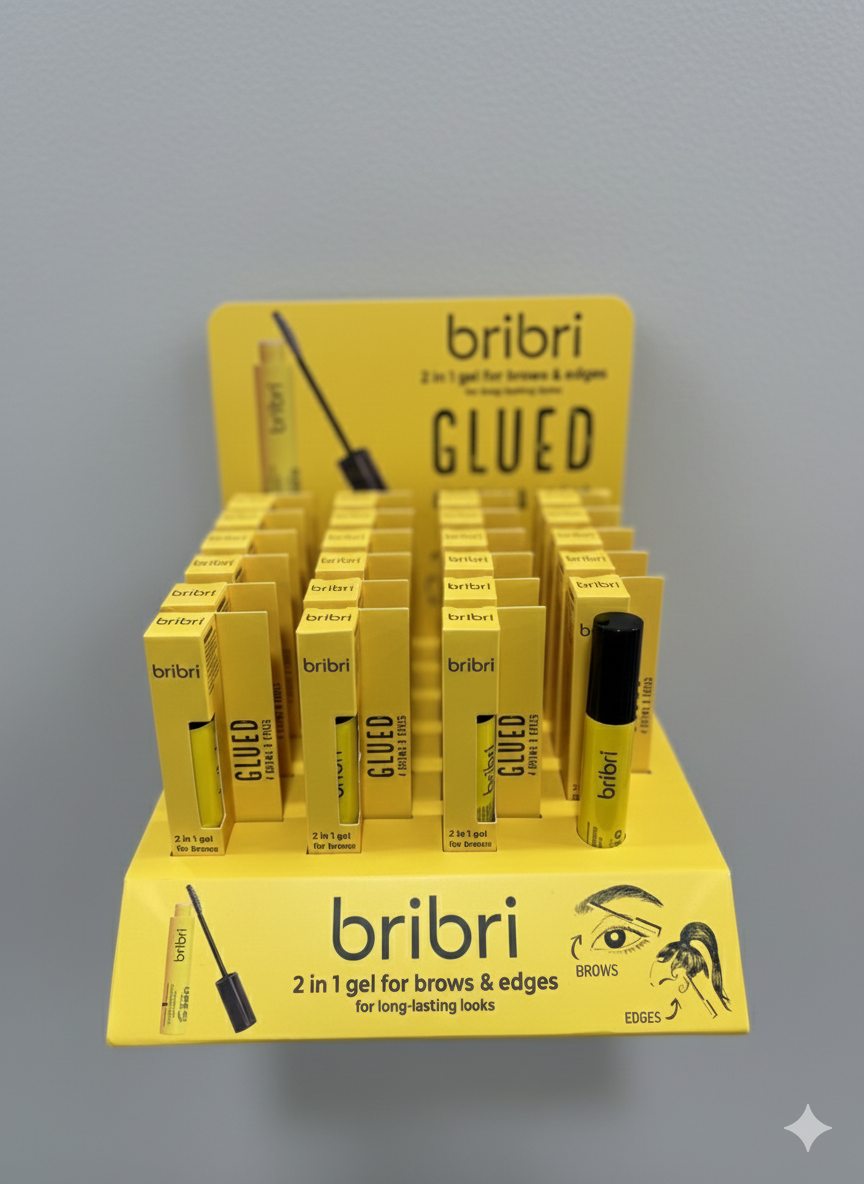 Fixateur des sourcils 2 in 1 gel for brows and hair edges glued - Girlzbox