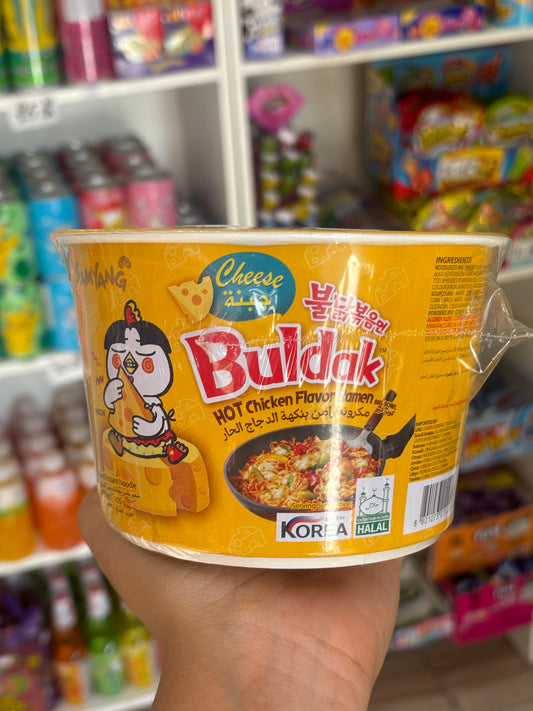 Big cup buldak noodels fromage spicy ramen nodls nouille-Girlzbox