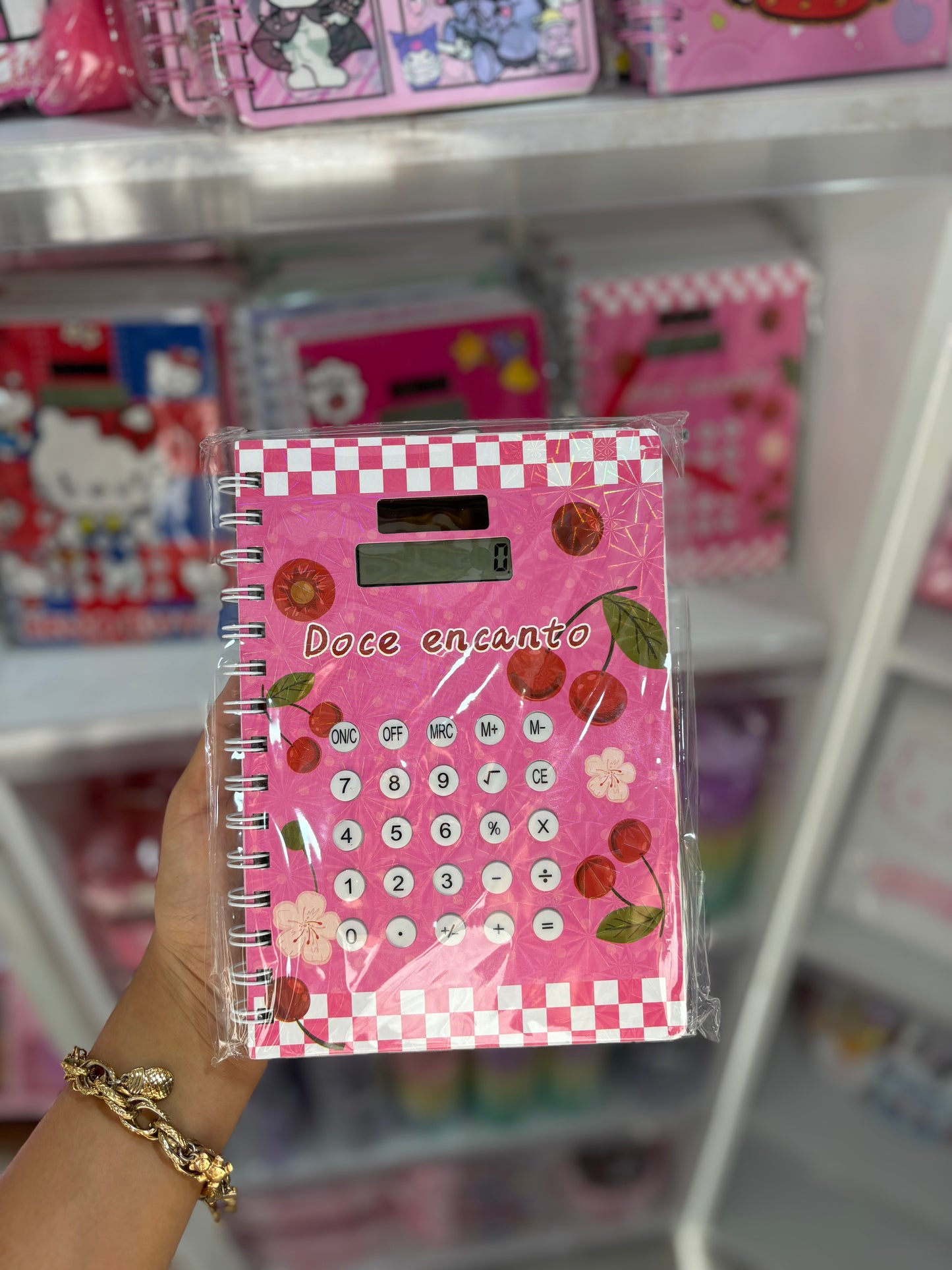 Bloc notes avec calculatrice - Girlzbox