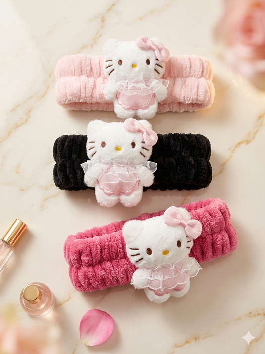 Bande pour les cheveux hello kitty couleur aléatoire - Girlzbox