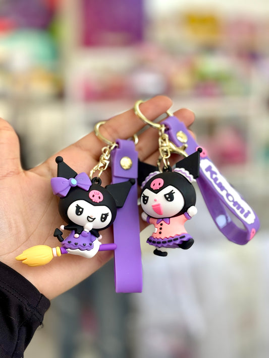 Porte clé kuromi - Girlzbox