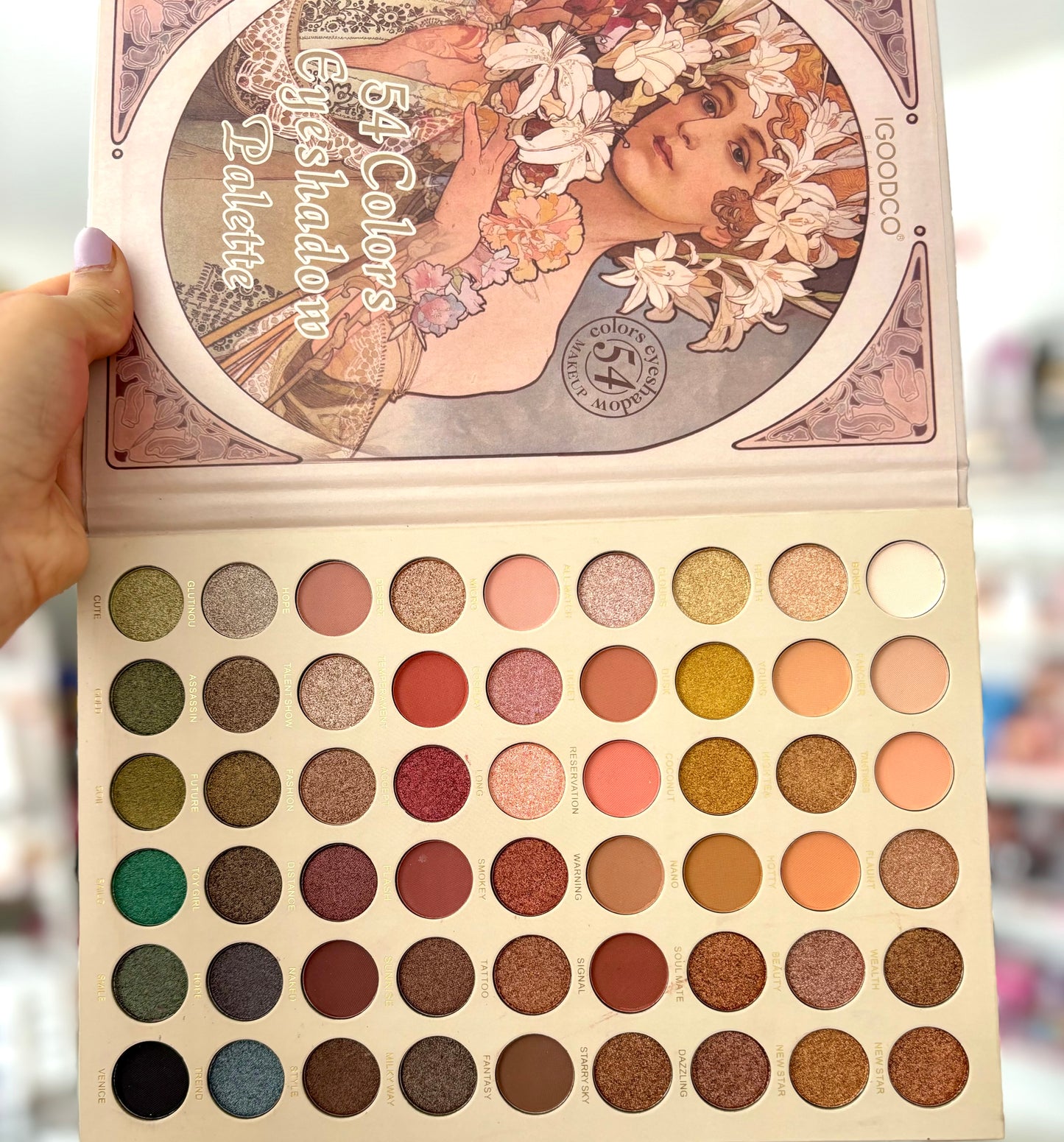 Beauty grande palette fards à paupières - Girlzbox