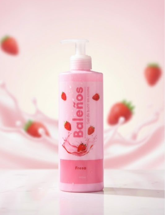 Gel douche fraise odeur bonbons - Girlzbox