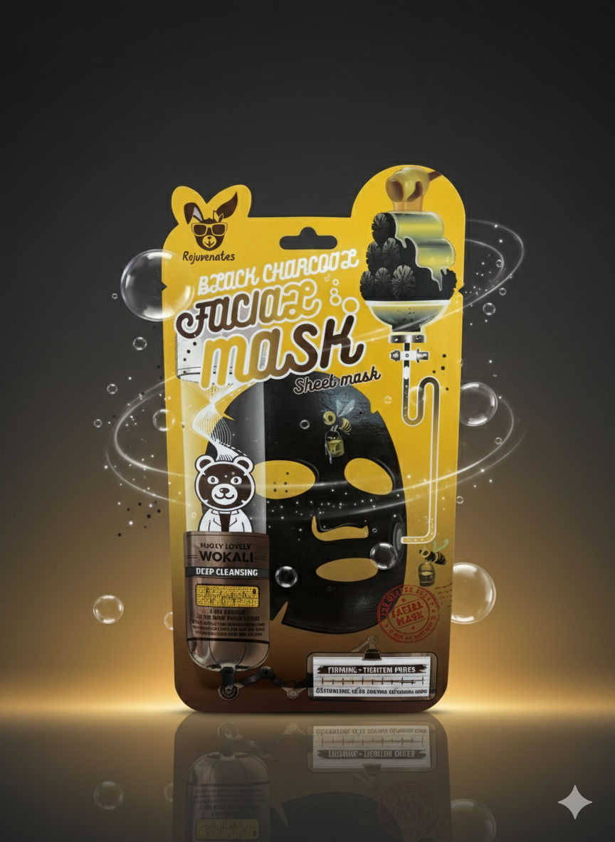 Charbon masque pour le visage- Girlzbox