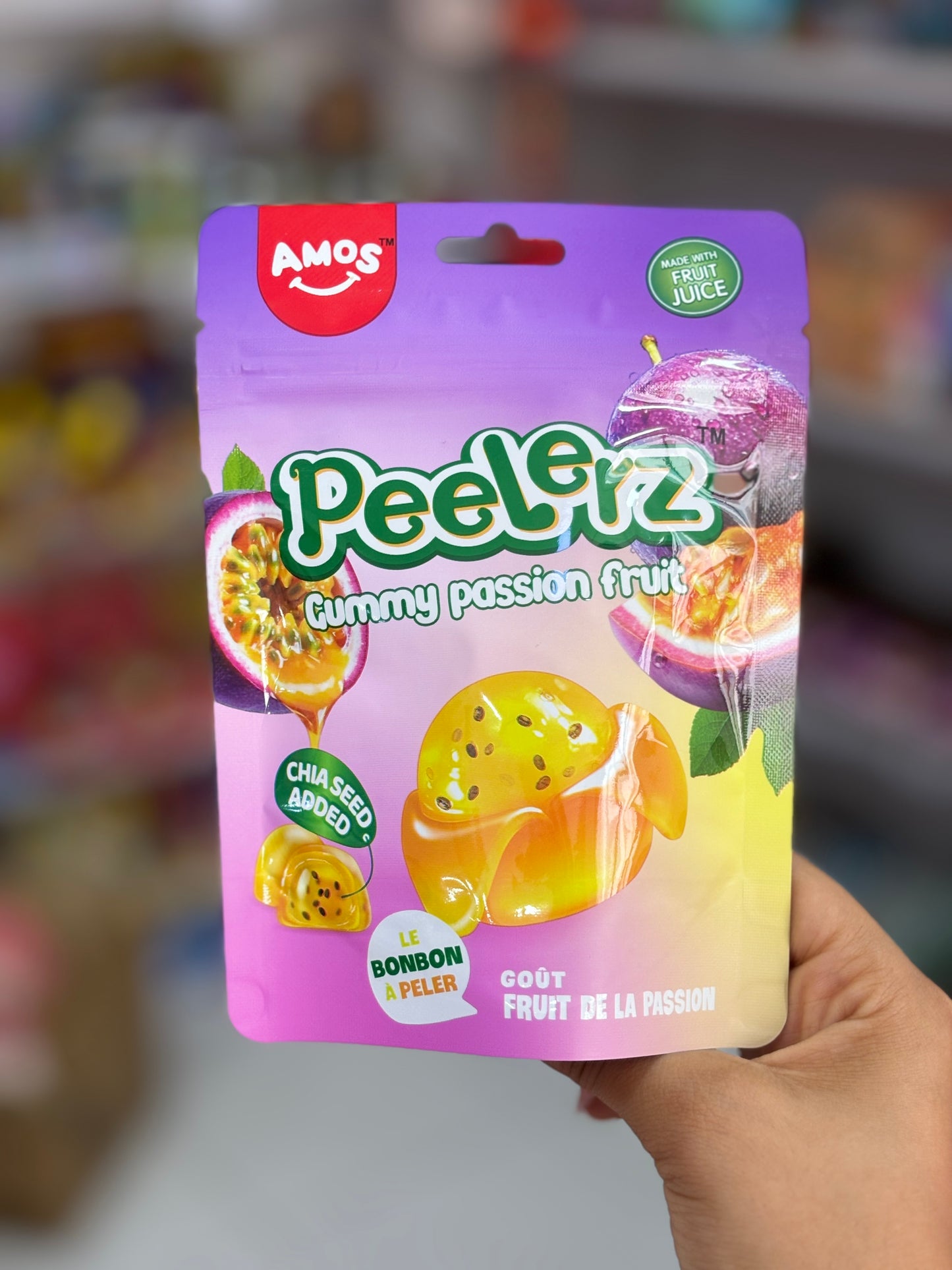 Peelerz gummy paasion fruit flavor halal - Girlzbox