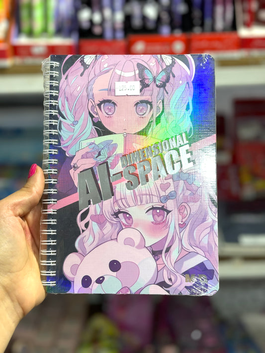 Manga bloc note petit format back to school