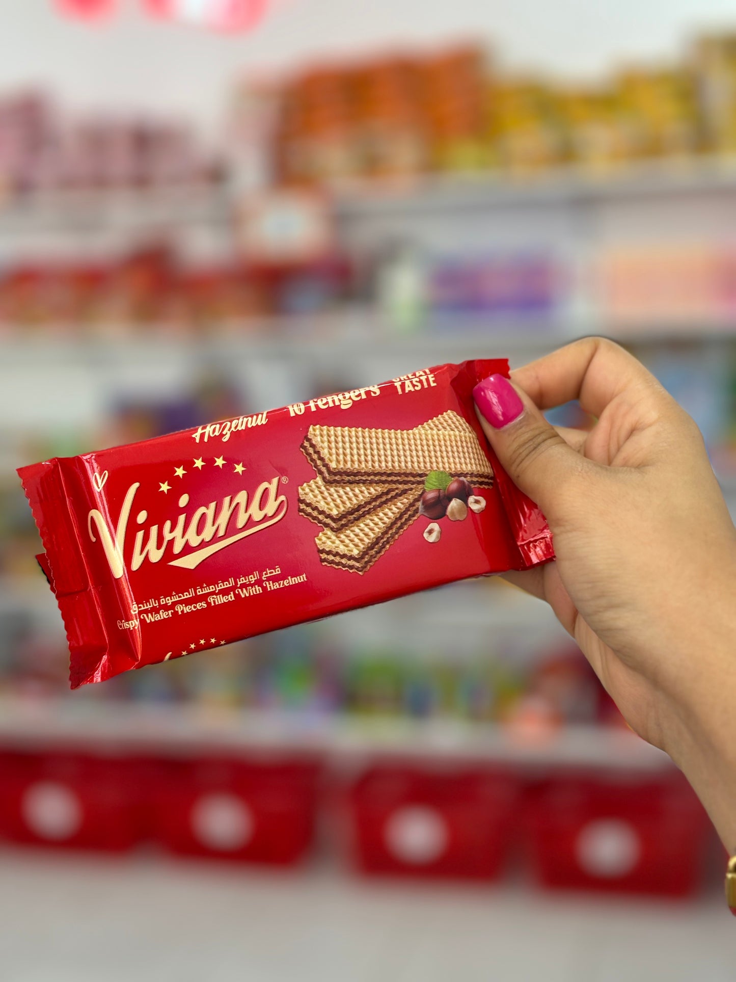 Viviana wafer chocolat hazelnut- Girlzbox