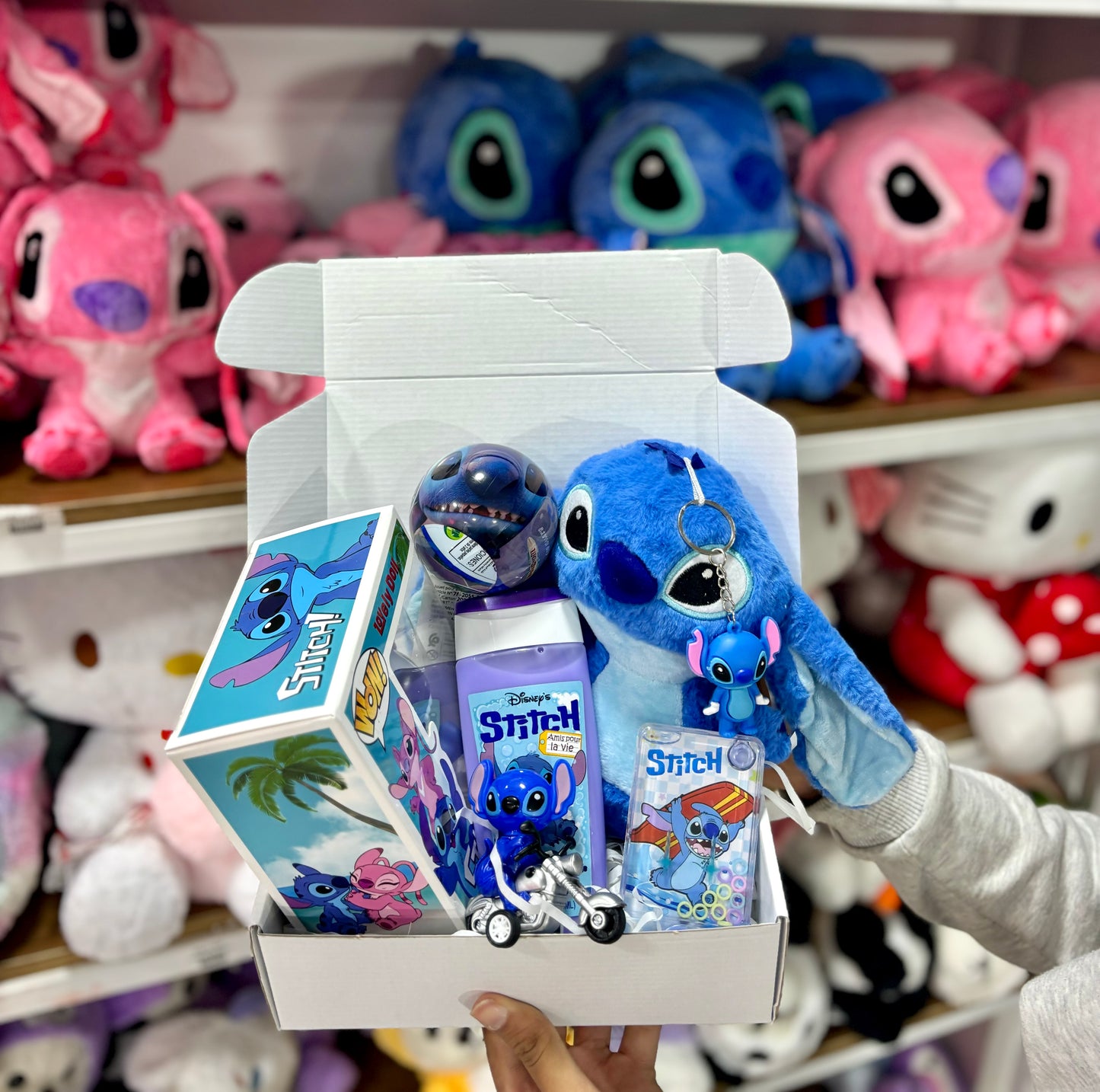 Stitch box cadeau figurine peluche - Girlzbox