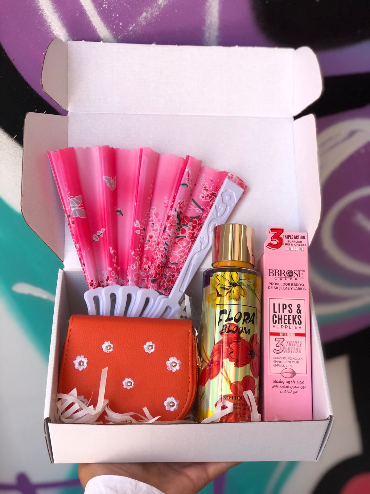 Summer mini box brume parfumèe lips cheek tint porte monnaie - Girlzbox