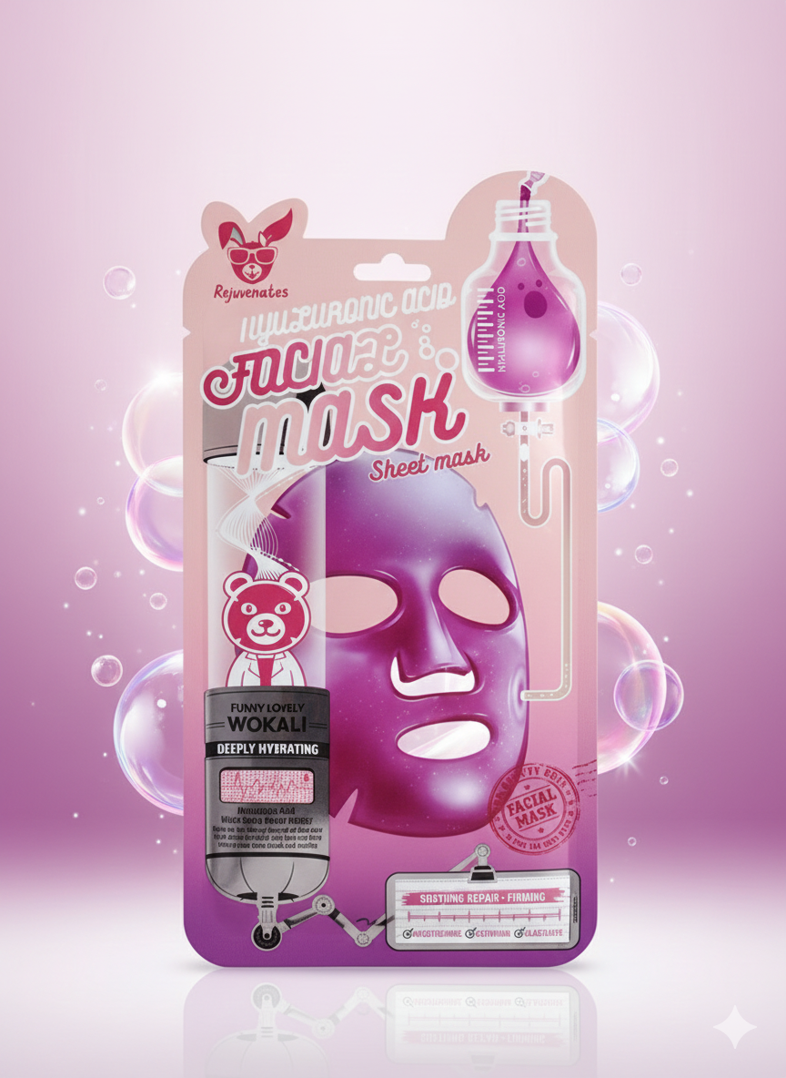 Hyalorunic acid masque pour le visage- Girlzbox