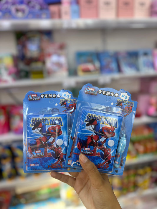 Bloc notes spiderman avec stylo - Girlzbox