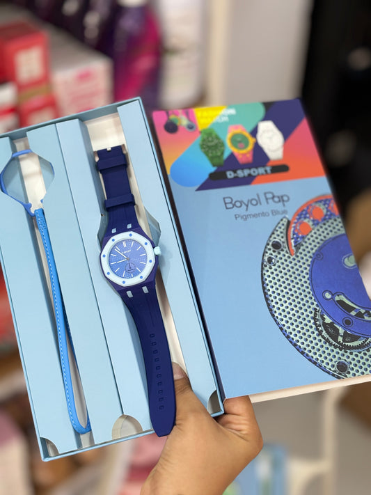 Watch trendy d-sport bleu - Girlzbox