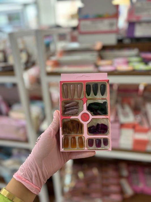 96 ongles pack grand faux ongles - Girlzbox