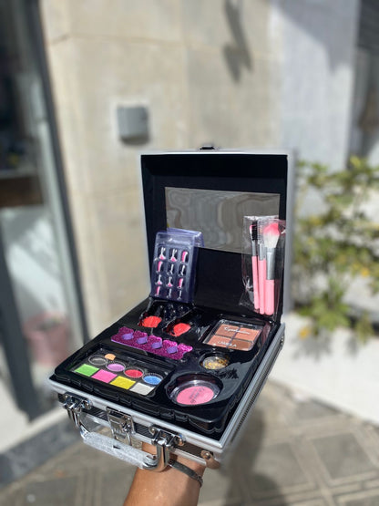 Makeup vanity barbie boite rempli de maquillage pour les petites filles - Girlzbox