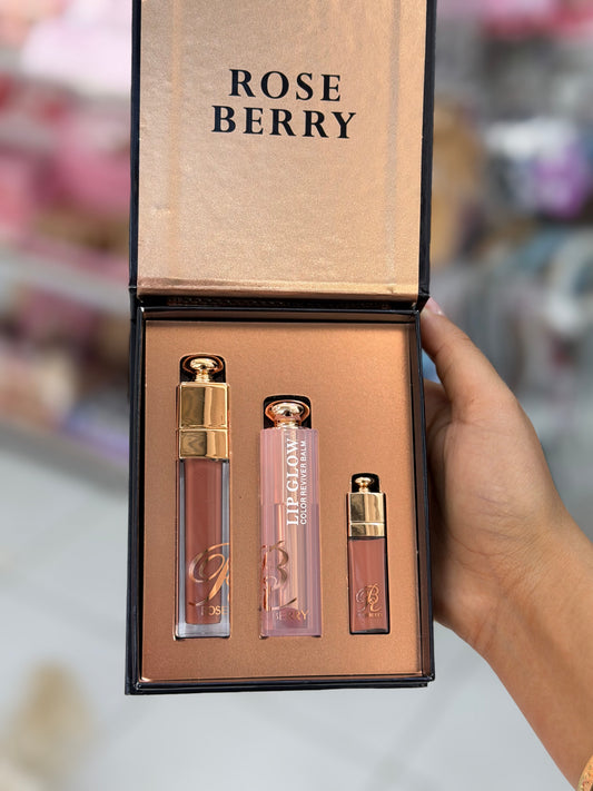Coffret lip combo gloss baume à lèvres mini gloss - Girlzbox