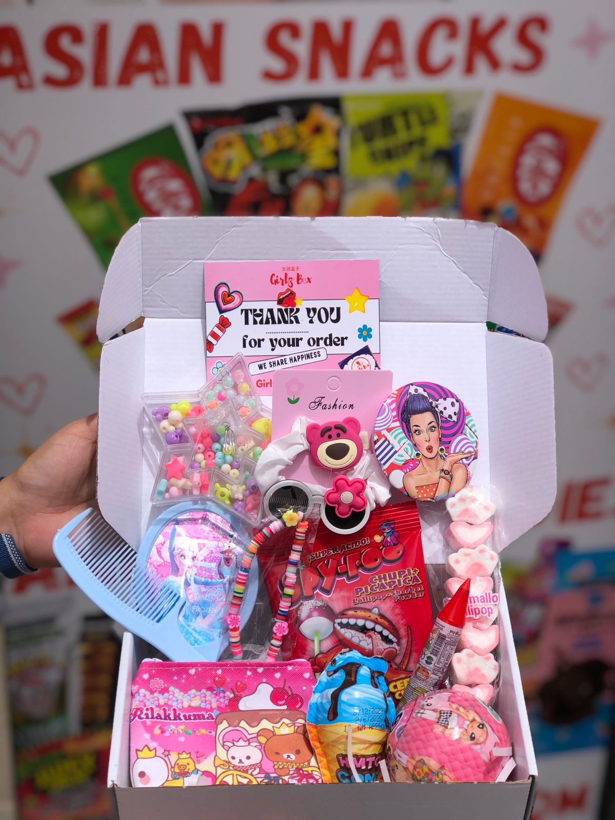 Pink gift box gor girls - girlzbox