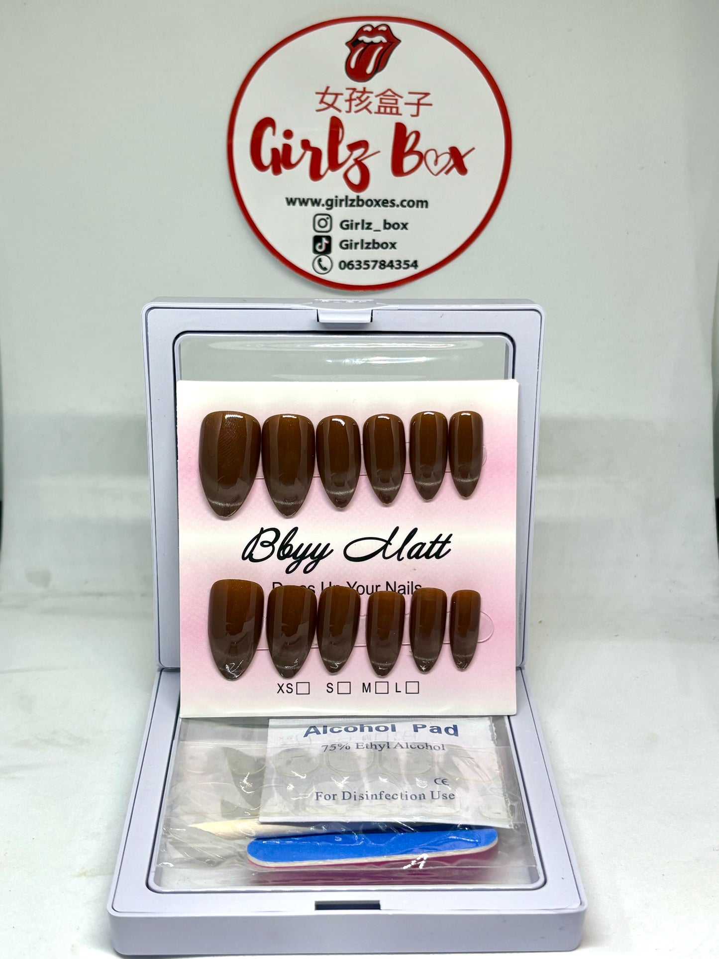 Faux ongles cat eye effet gel - Girlzbox