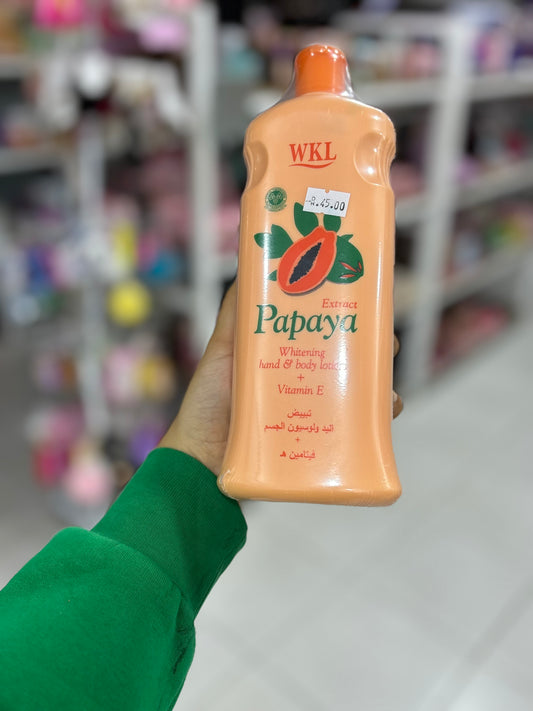 Crème hydratante éclaircissante papaya pour le corps  - Girlzbox