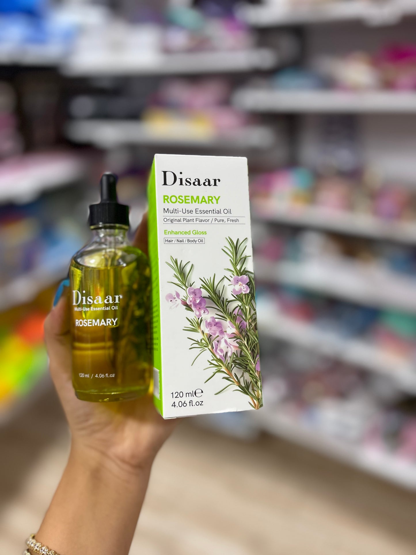 Rosemary oil huile de romarin multi usage cheveux ongles corps - Girlzbox