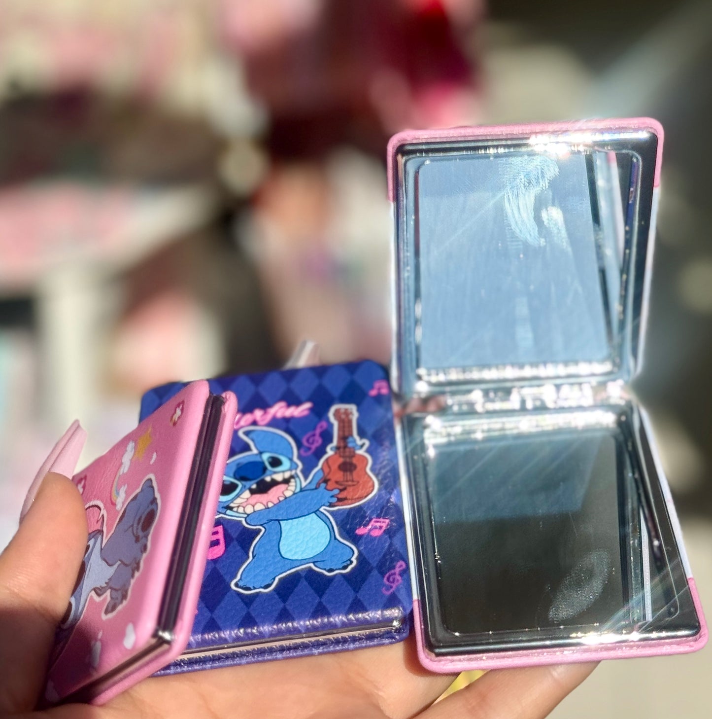 Miroir et porte clé stitch- Girlzbox