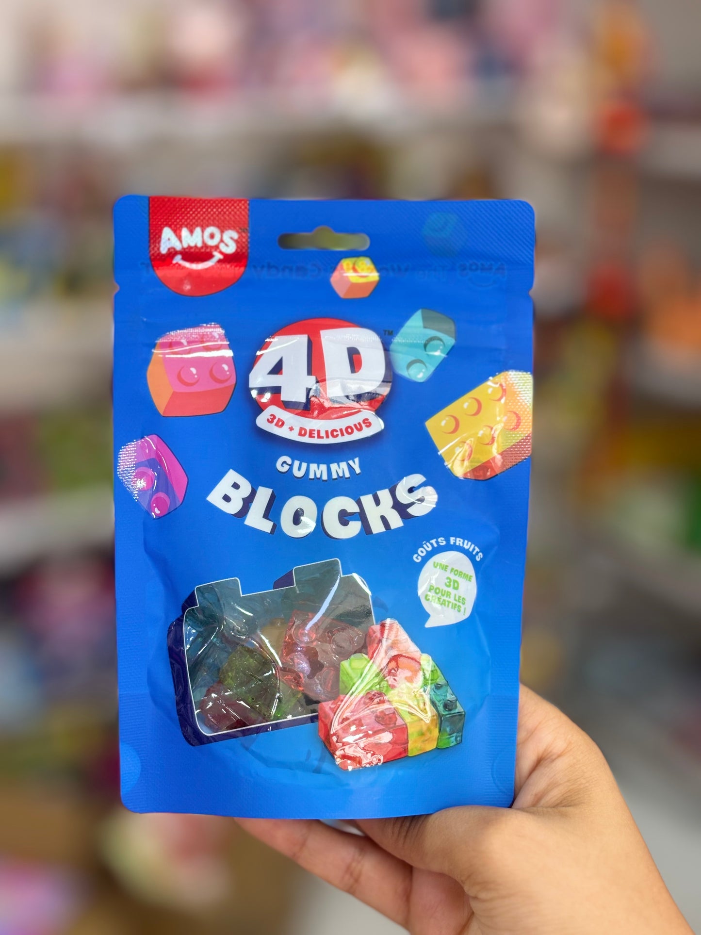 4D fruit gummy blocks lego flavor halal - Girlzbox